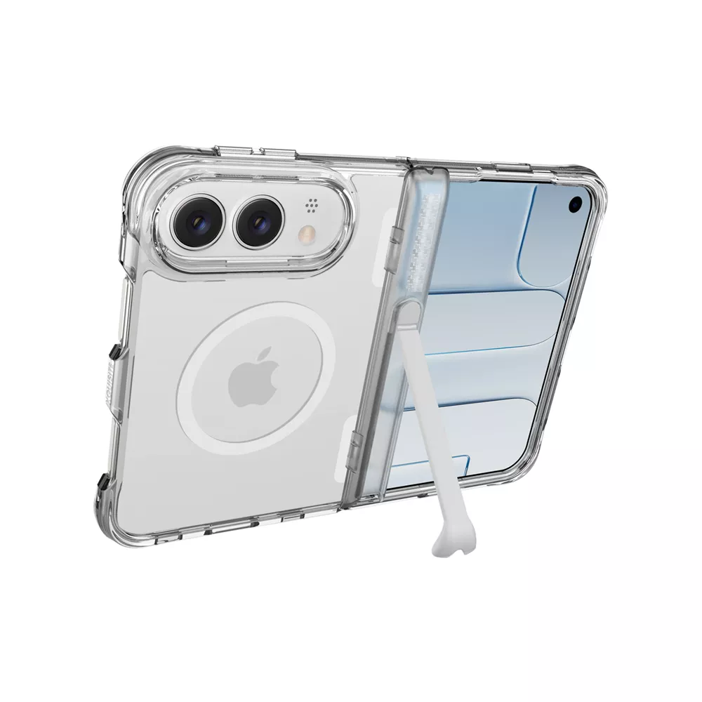 Xquisite ProMag 4ft Drop Tested Case With Magsafe & Hinge Protection & Kickstand  - Clear — iPhone Duo